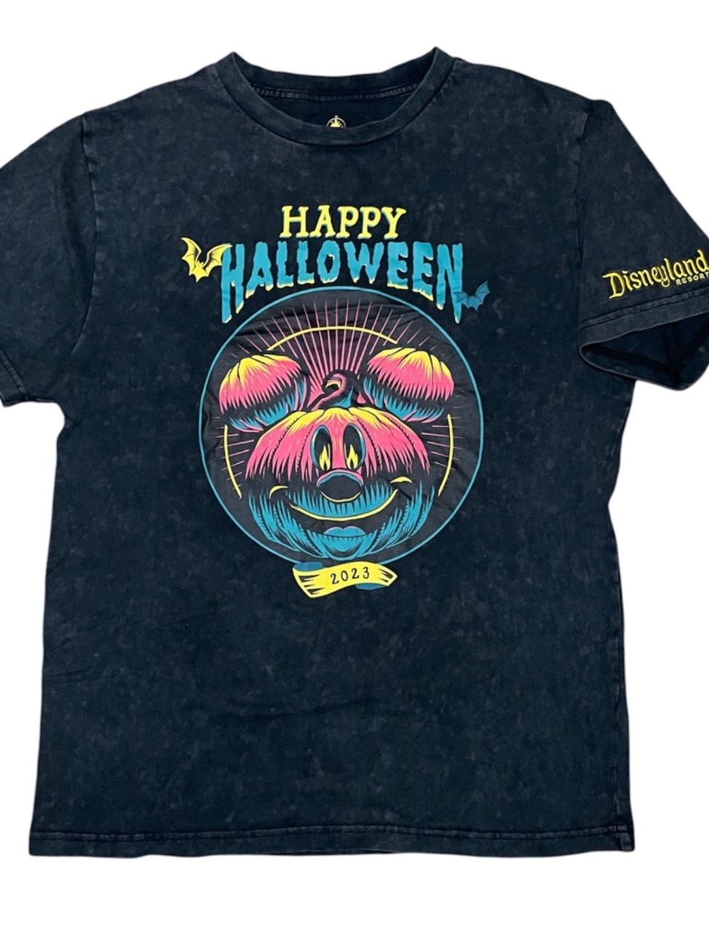 DISNEYLAND Mickey Mouse Happy Halloween 2023 T Shirt Mens Womens Medium Unisex